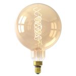 Calex XXL Mega Goud Globe LED E27 G200 Filament 3W 250lm- 822 Zeer Warm Wit | Dimbaar