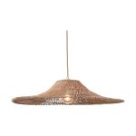 Good&Mojo Hanglamp Cancun Rattan Natural L | Geschikt voor 1x E27 