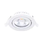 Noxion LED Kantelbaar Slim Spot Wit 6W 550lm - 930 Warm Wit | Zaagmaat 75mm - IP54 - Beste Kleurweergave 