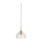 It's about RoMi Hanglamp Brussels Glas Goud | Geschikt voor 1x E14 