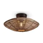 Good&Mojo Plafondlamp Tanami Rattan Bruin | Geschikt voor 1x E27 