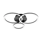 Eglo Plafondlamp Parrapos-Z Staal Zwart 11W 4300lm - 830-865 Afstembaar Wit | IP20 - Zigbee Dimbaar