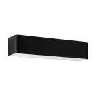 Eglo Wandlamp Sania 4 Aluminium Zwart Wit 12W 1400lm - 830 Warm Wit | IP20 